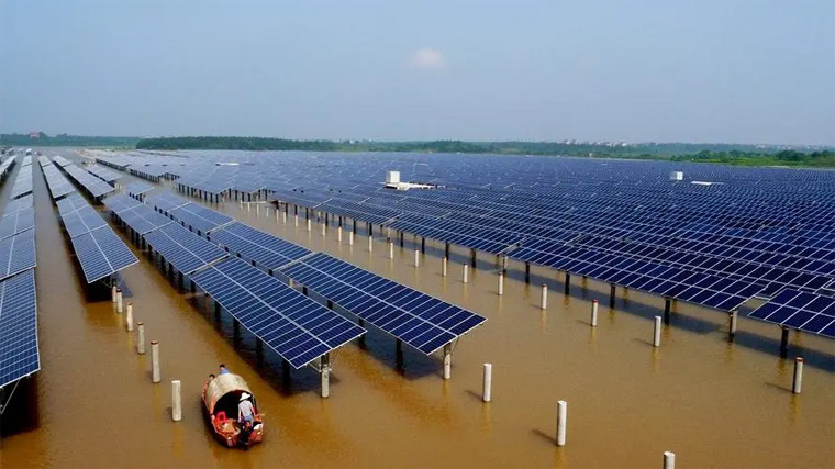 漁光互補(bǔ)的利弊，光伏塘可以養(yǎng)蝦嗎